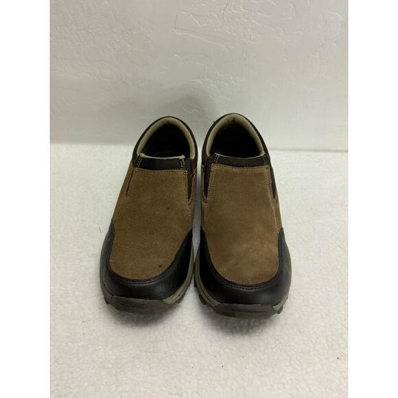 George Brown Suede Rugged Slip On Slippers With Black Trim Mens Shoes Size 13 - Picture 1 of 7